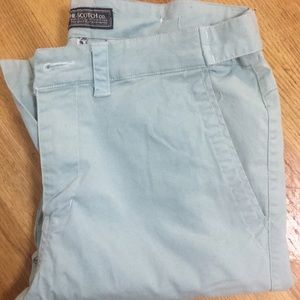 Gorgeous mint color slim chinos